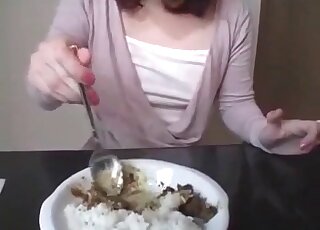 Drinking piss and eating poop all afternoon