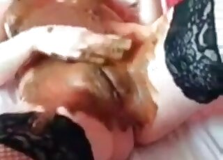 Fishnets and stockings are some of her new fetishes