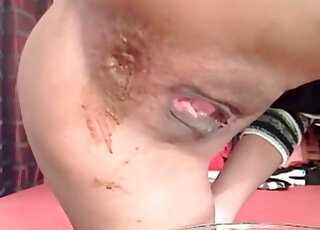 Chick in stockings is ready for the ultimate fun